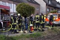 Feuer 2 Vollbrand Reihenhaus Roggendorf Berrischstr P147